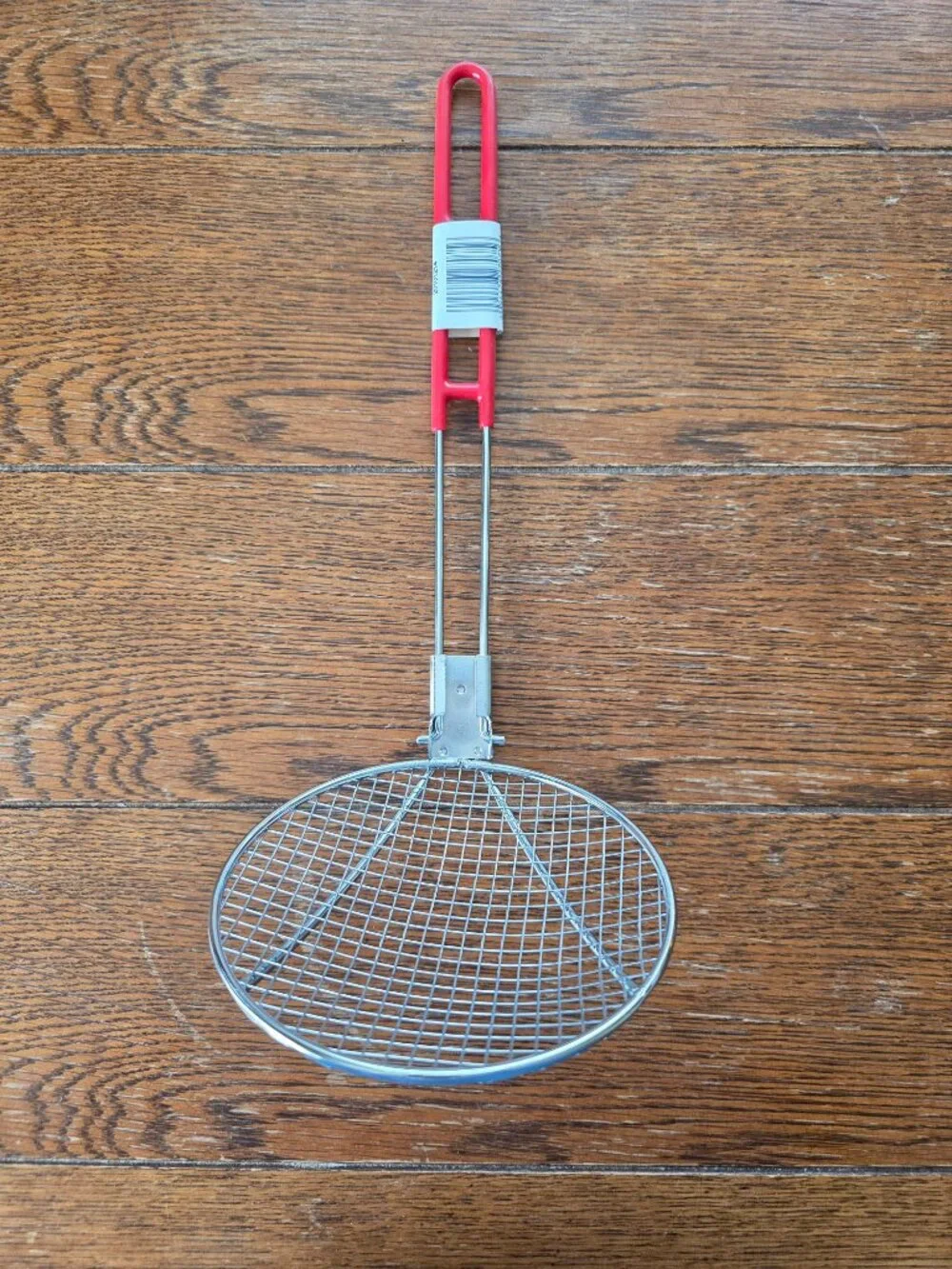 Wire Mesh Strainer with Red Handle – Kitchen Skimmer